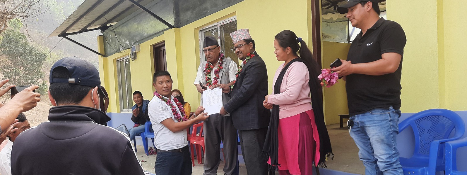 The School Built in Dhading